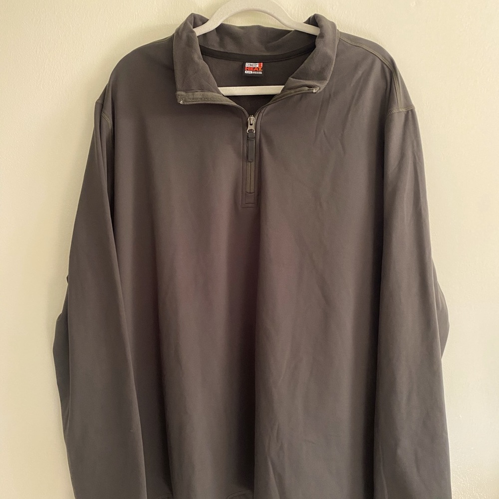 32 DEGREES HEAT -Men’s 1/4 Zip Long Sleeve Lightweight MicroFleece Jacket Sz XXL